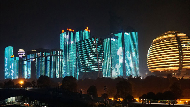 杭州G20照明亮化工程铝线槽定制案例