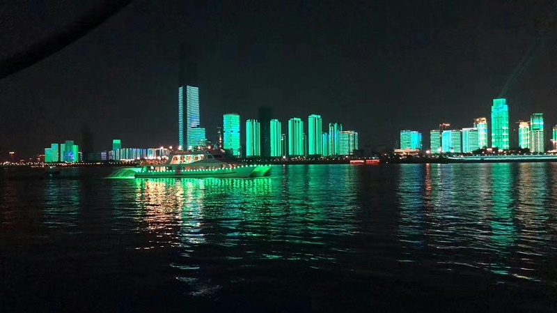 武汉江岸亮化夜景图片